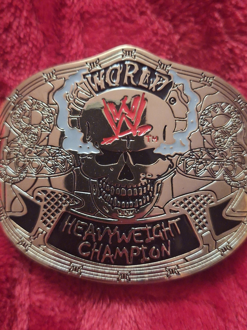 WWE Smoking Skull Belt Buckle